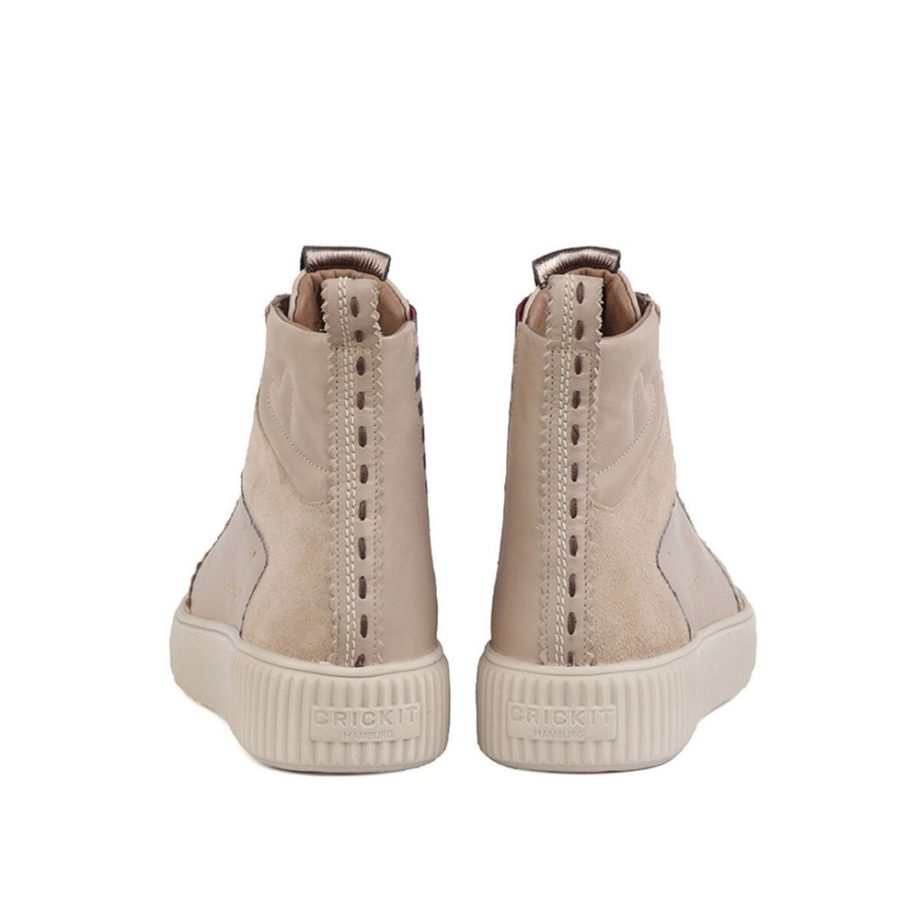 Crickit High Sneaker NIMA Suede Taupe