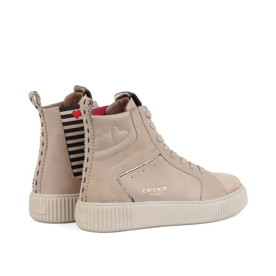 Crickit High Sneaker NIMA Suede Taupe