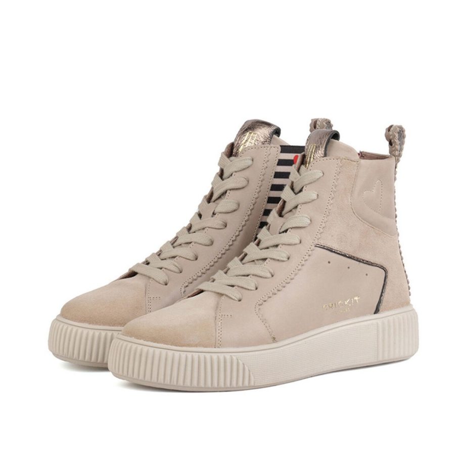 Crickit High Sneaker NIMA Suede Taupe