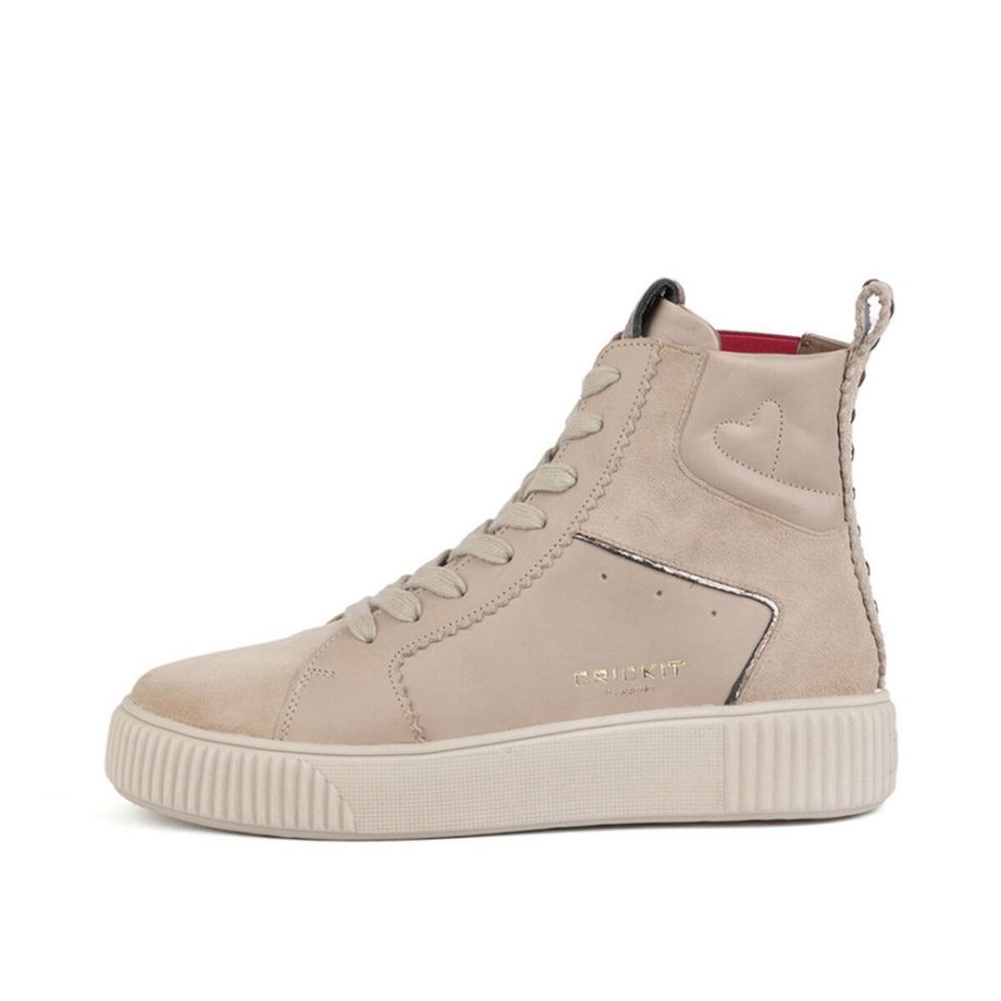 Crickit High Sneaker NIMA Suede Taupe