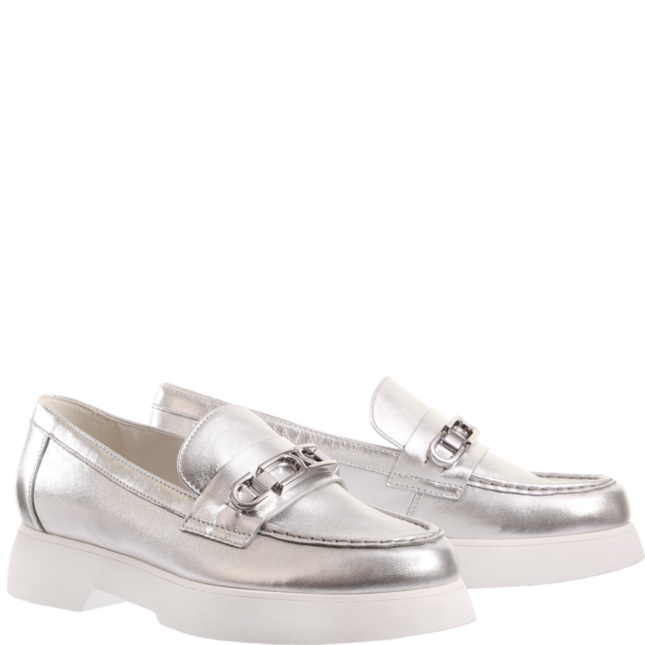 Högl 7-101631-7600 CECIL Plateau Loafer silber