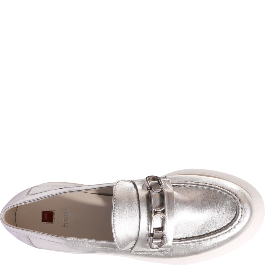 Högl 7-101631-7600 CECIL Plateau Loafer silber