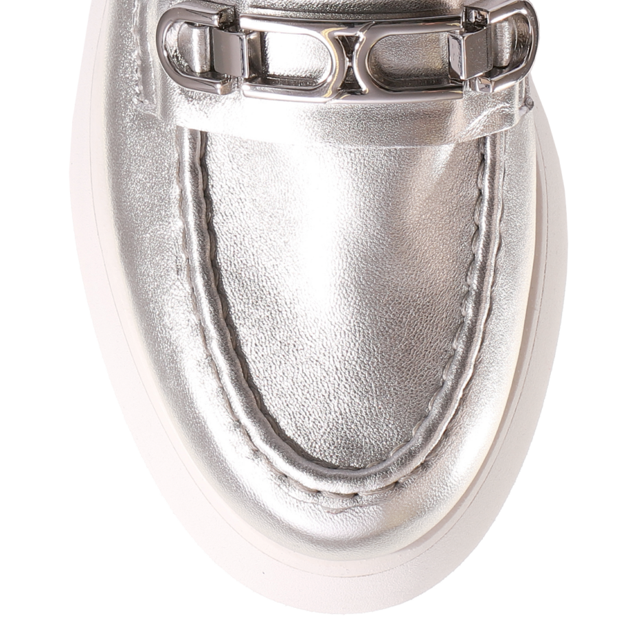 Högl 7-101631-7600 CECIL Plateau Loafer silber