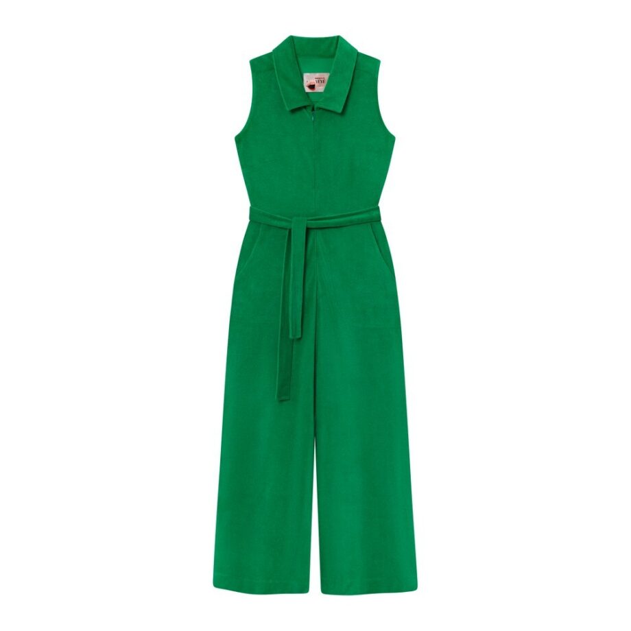 Mademoiselle Yeye 41520 Overall VIBIN’ RETRO JUMPSUIT grün