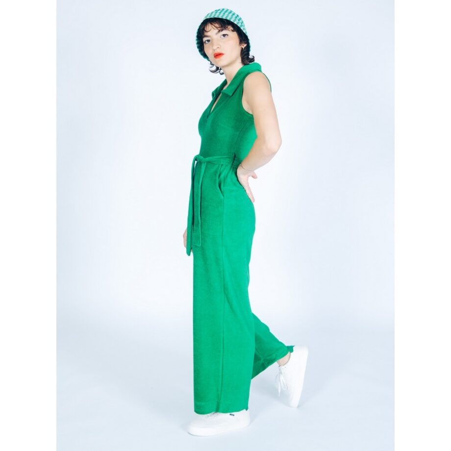 Mademoiselle Yeye 41520 Overall VIBIN’ RETRO JUMPSUIT grün