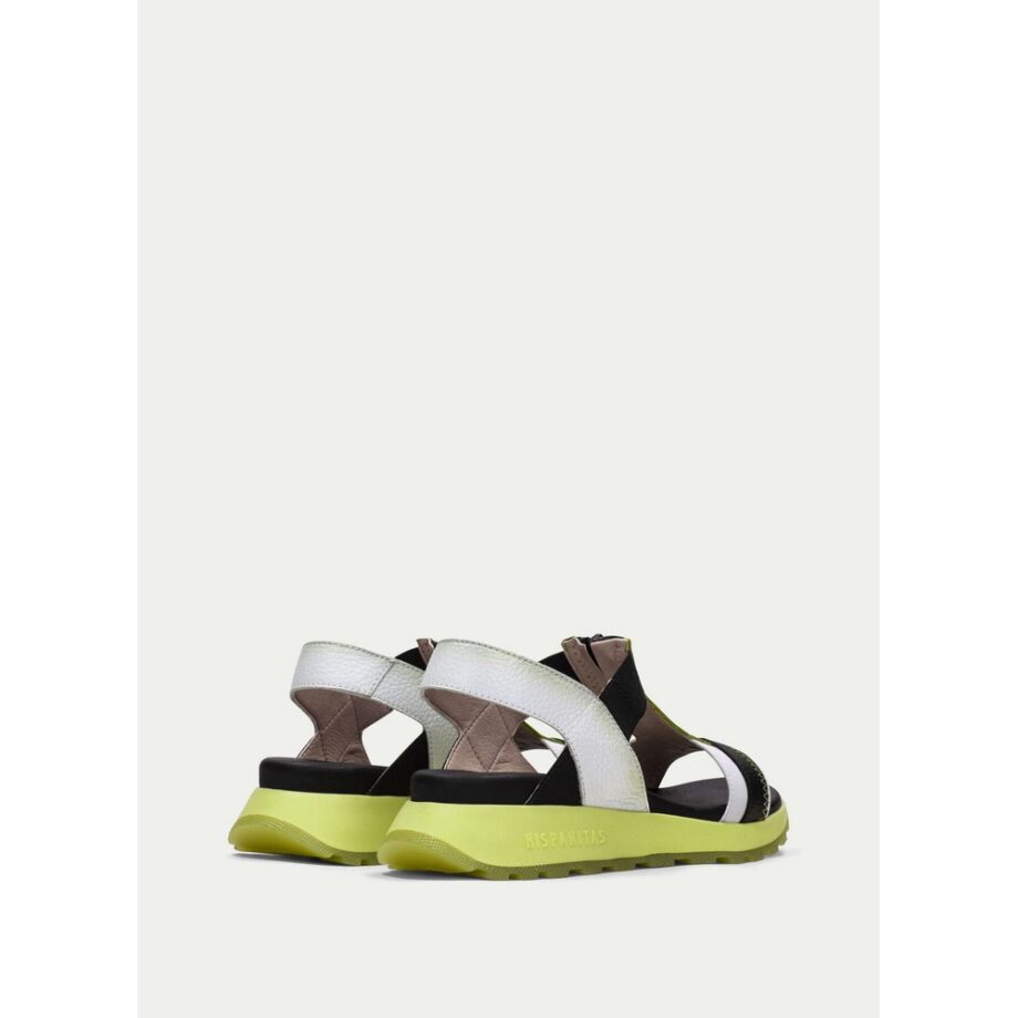 Hispanitas CHV243308 Plateau Sandale white kiwi black