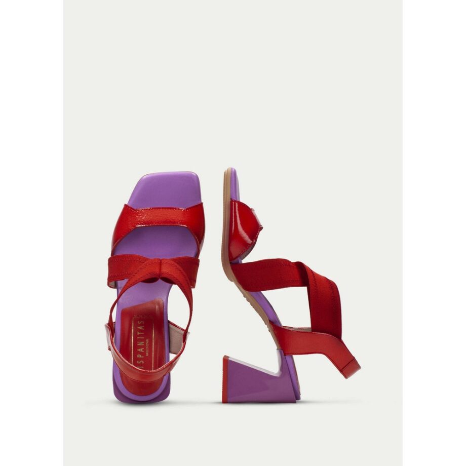 Hispanitas HV243328 Sandale Sandalette scarlett rot