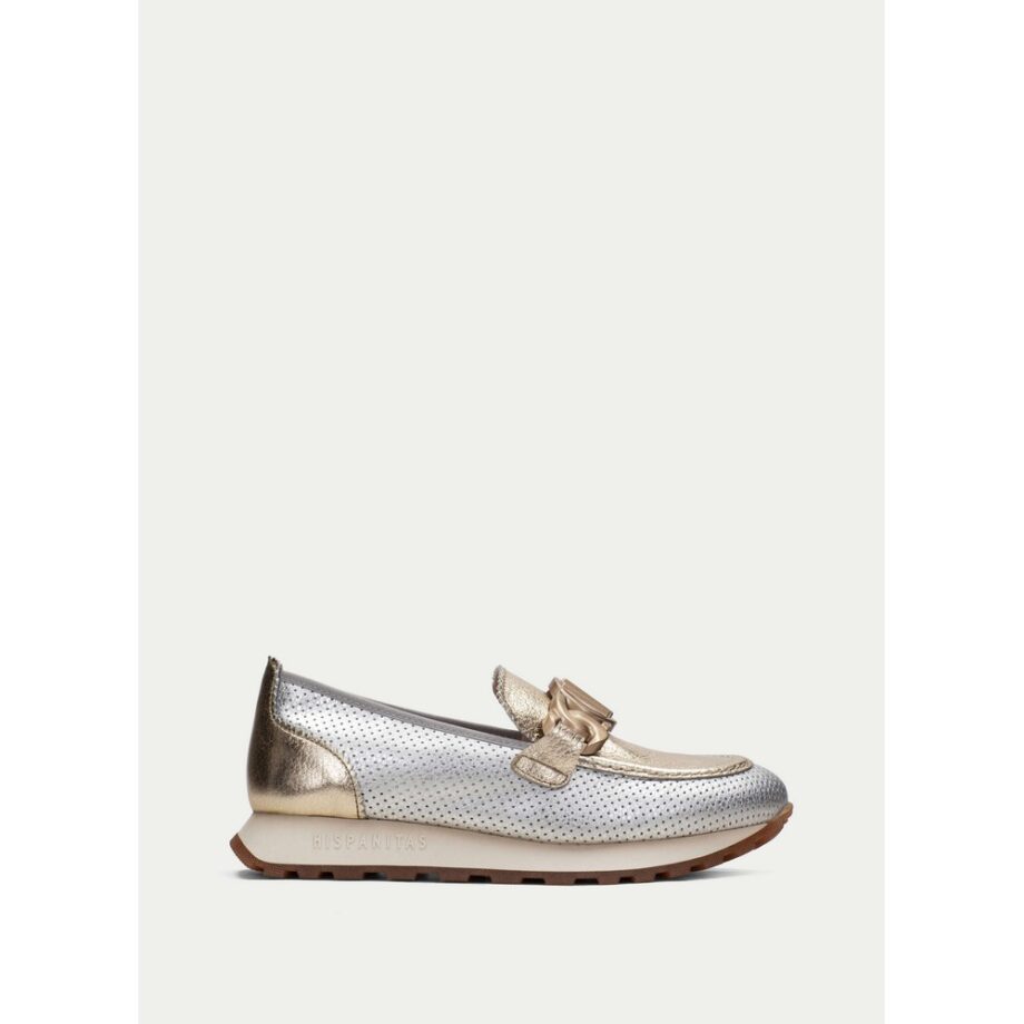 Hispanitas HV243432 Slipper Sneaker silber platin