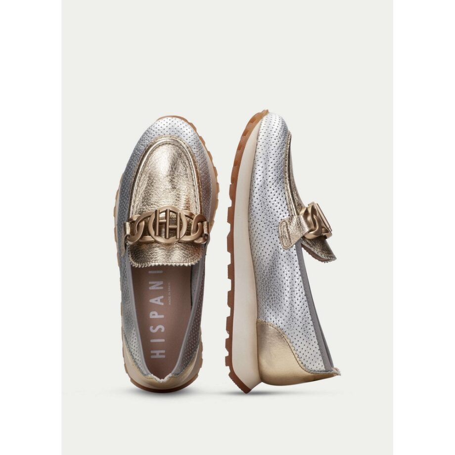 Hispanitas HV243432 Slipper Sneaker silber platin