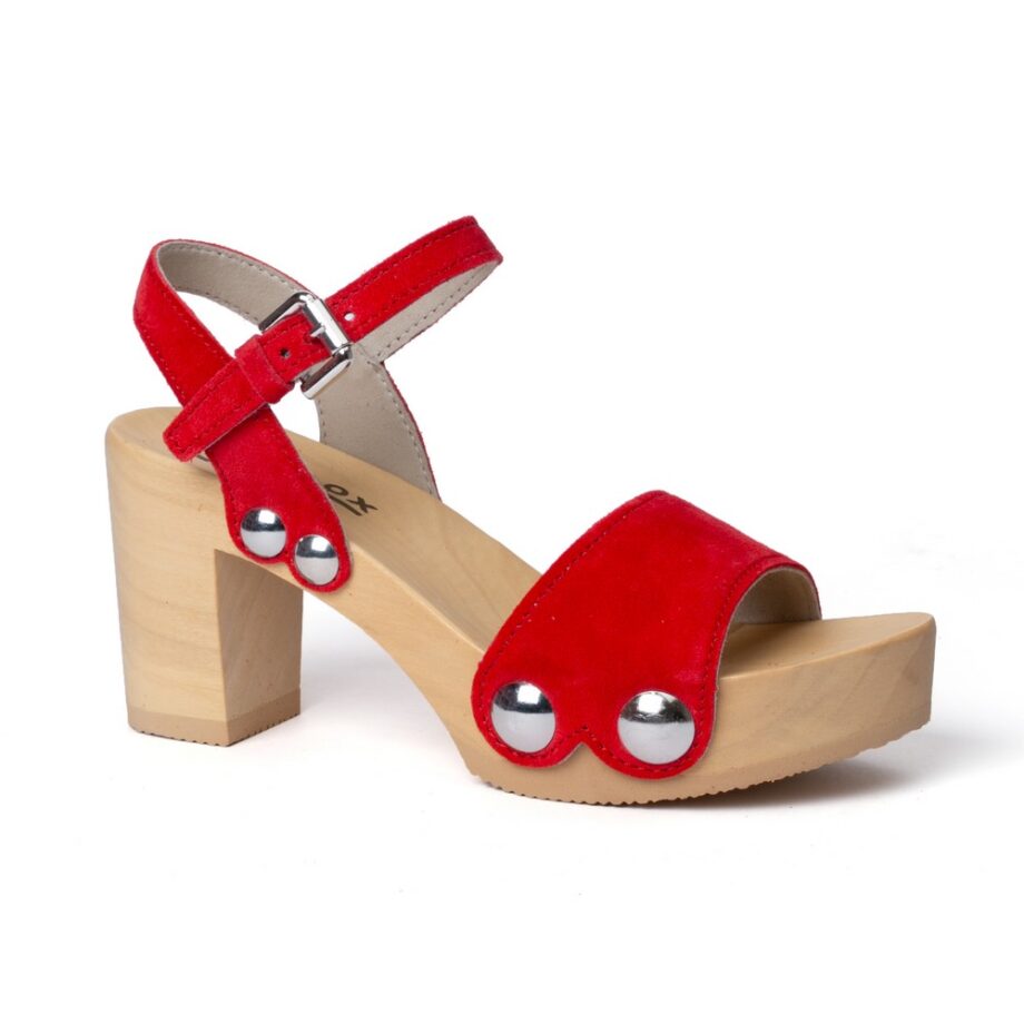 Softclox S3337 EILYN High Heel Sandalette kaschmir lipstick rot