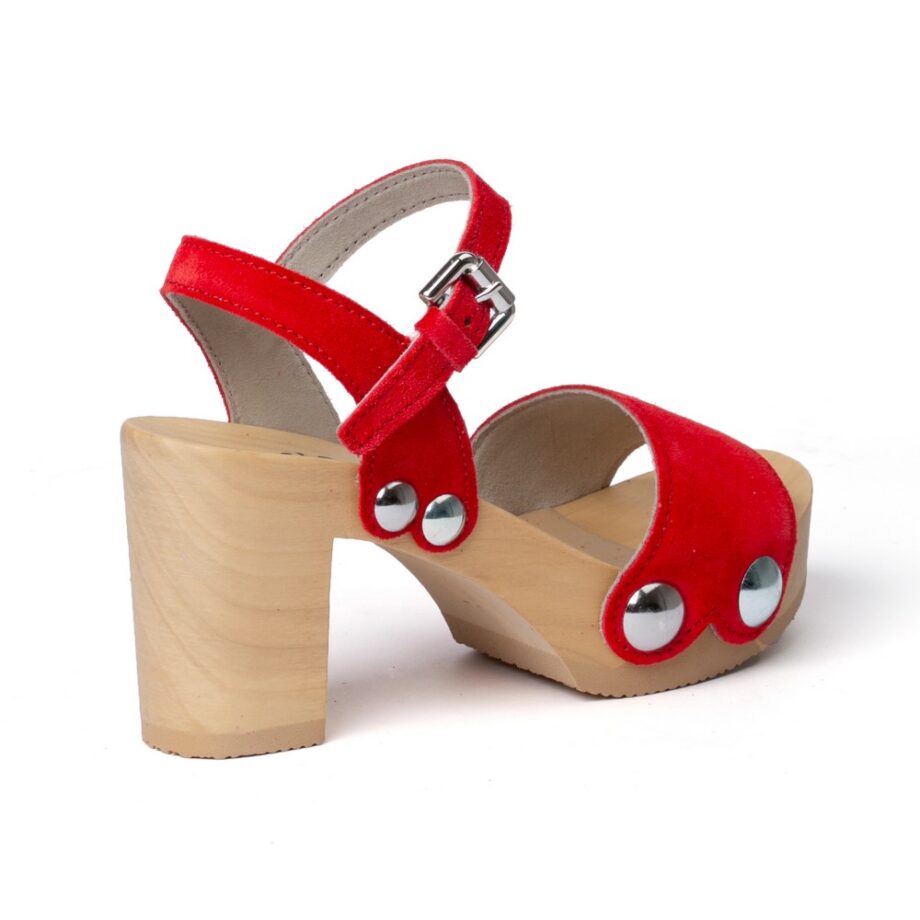Softclox S3337 EILYN High Heel Sandalette kaschmir lipstick rot