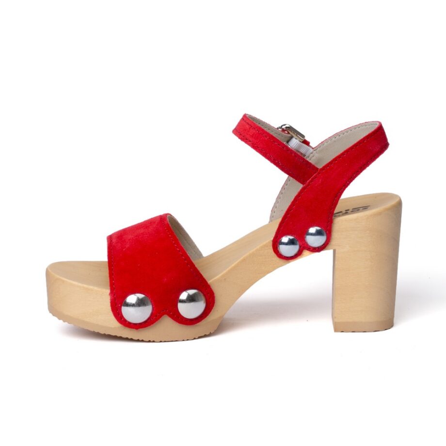 Softclox S3337 EILYN High Heel Sandalette kaschmir lipstick rot