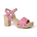Softclox S3337 EILYN High Heel Sandalette nappa bubblegum light pink