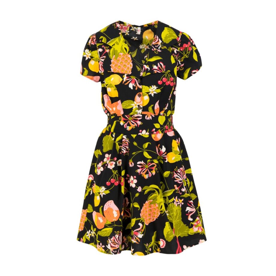 Blutsgeschwister 001241-101-0982 Kleid Minikleid Flapper Romance tutti frutti salad