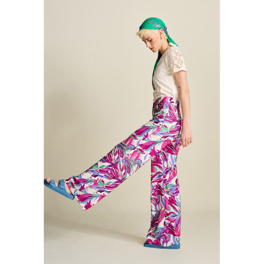 Pom Amsterdam SP7817 Hose PANTS Wide Leg Fiore di Zucca