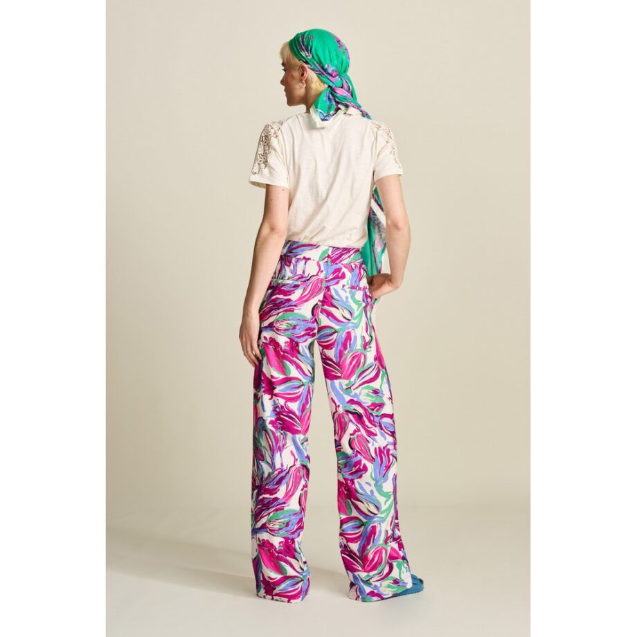 Pom Amsterdam SP7817 Hose PANTS Wide Leg Fiore di Zucca