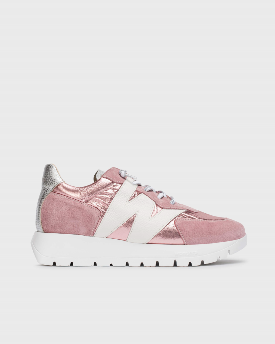 Wonders A-2464 Plateau Sneaker light pink