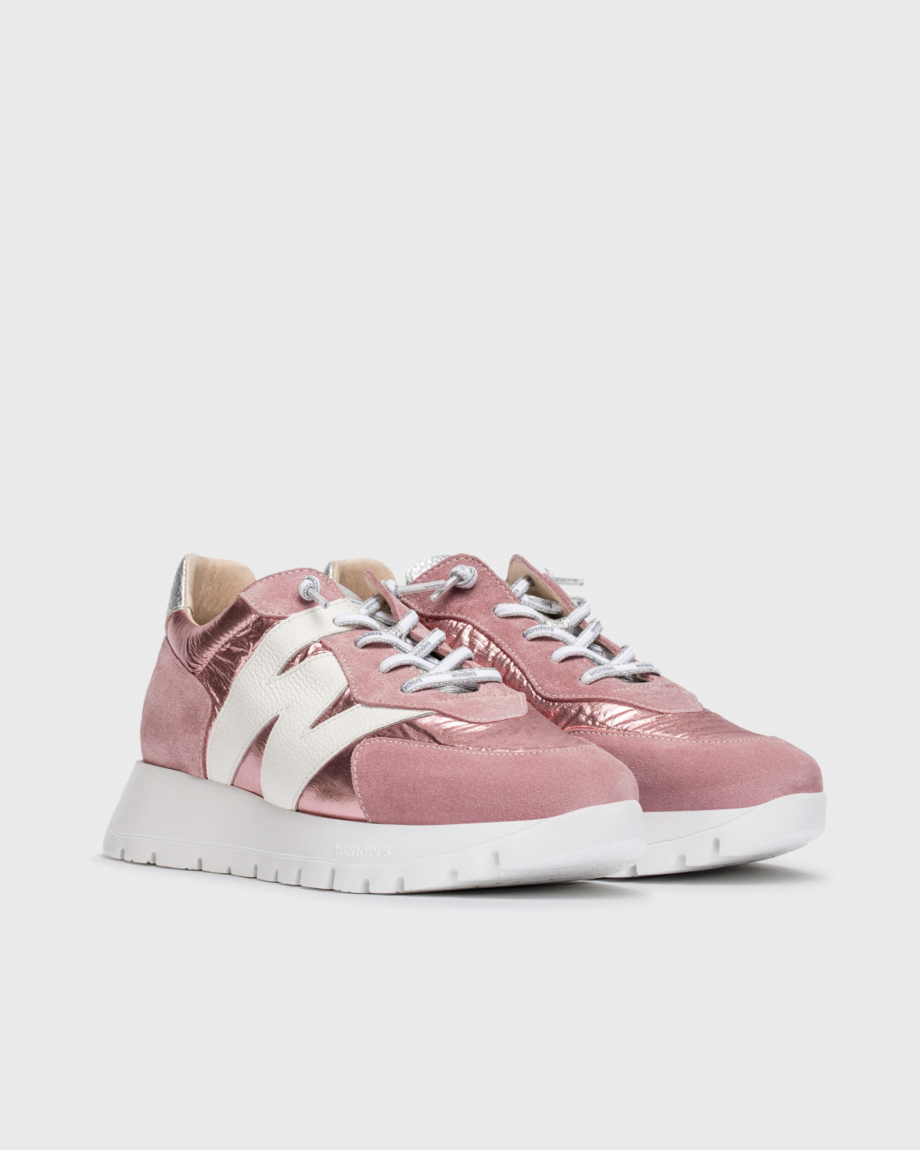 Wonders A-2464 Plateau Sneaker light pink