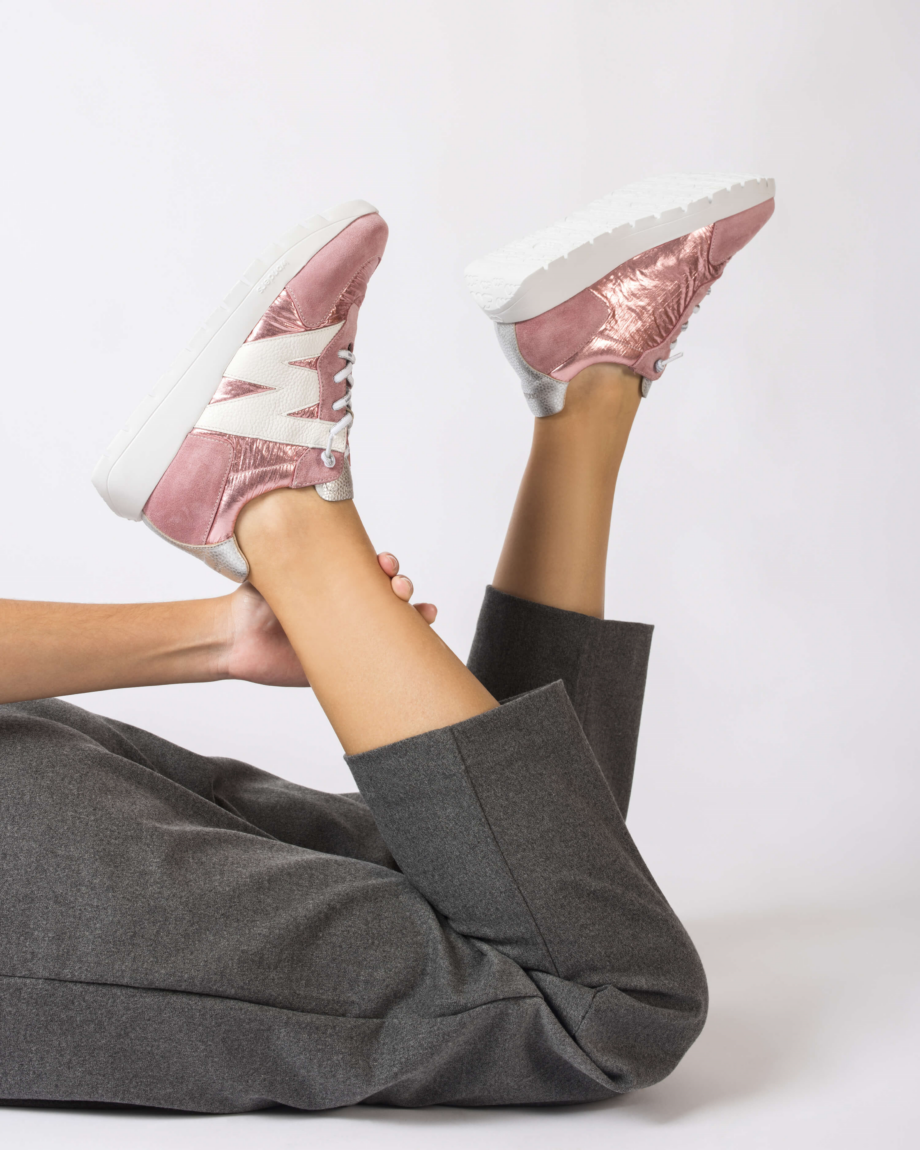 Wonders A-2464 Plateau Sneaker light pink