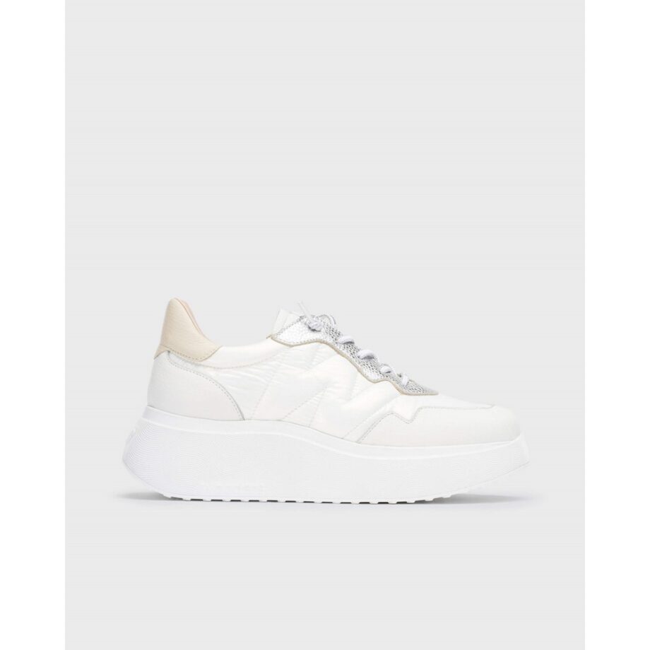 Wonders A-3602 Plateau Sneaker beige white