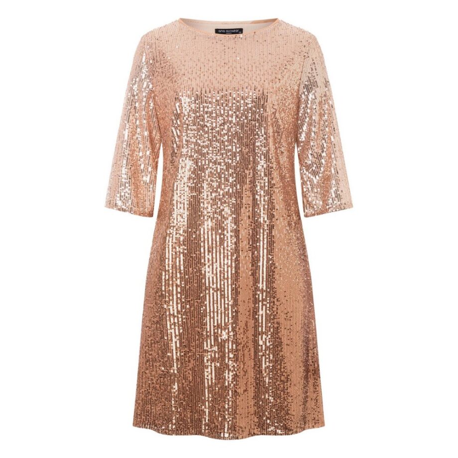Ana Alcazar 040401 Kleid Paillettenkleid PAASA kupfergold multi