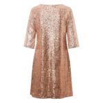Ana Alcazar 040401 Kleid Paillettenkleid PAASA kupfergold multi
