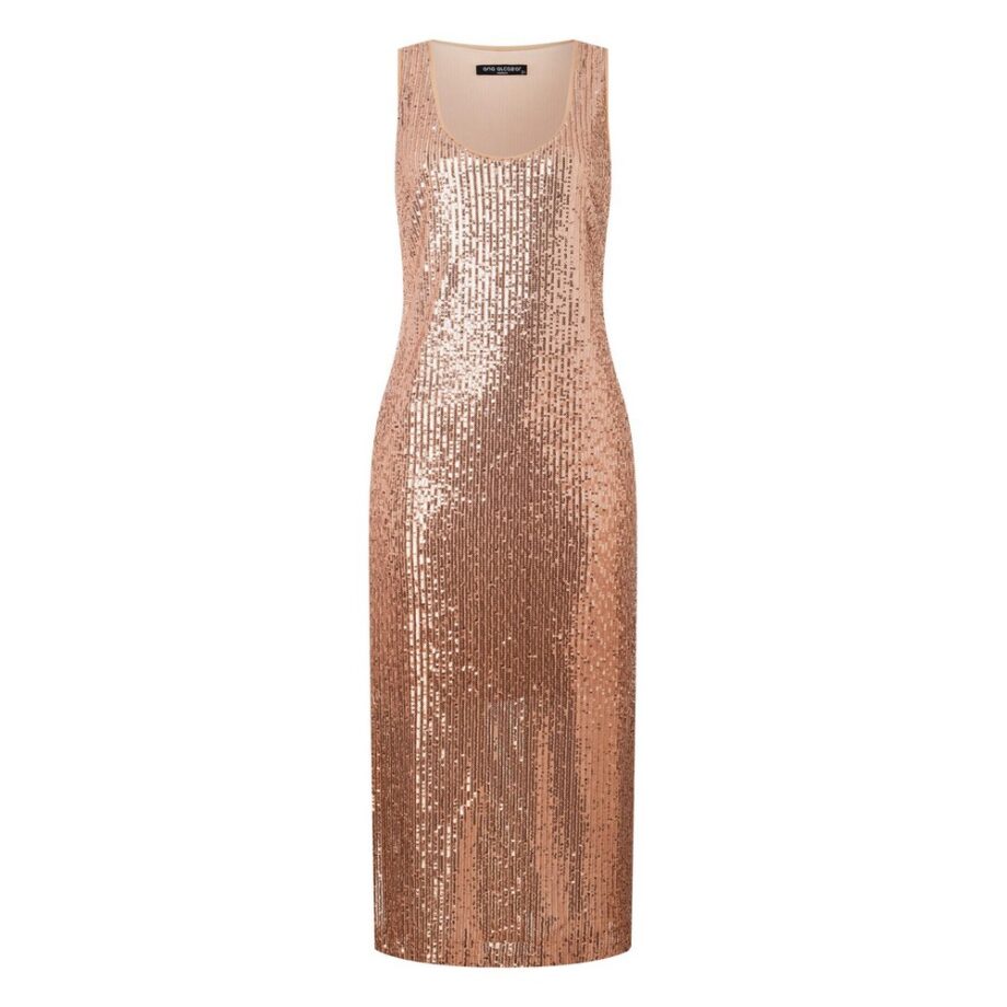 Ana Alcazar 040402 Kleid Paillettenkleid PAASY kupfergold multi