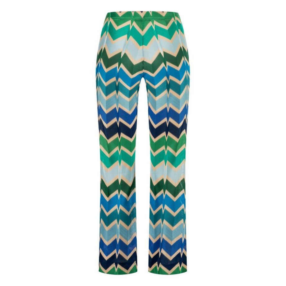 Ana Alcazar 050609 Cropped Hose POCCA mit Zickzackstrick multi