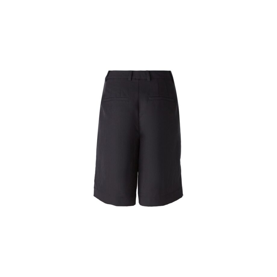 Oui 88223 Hose Bermuda aus Lyocell schwarz black