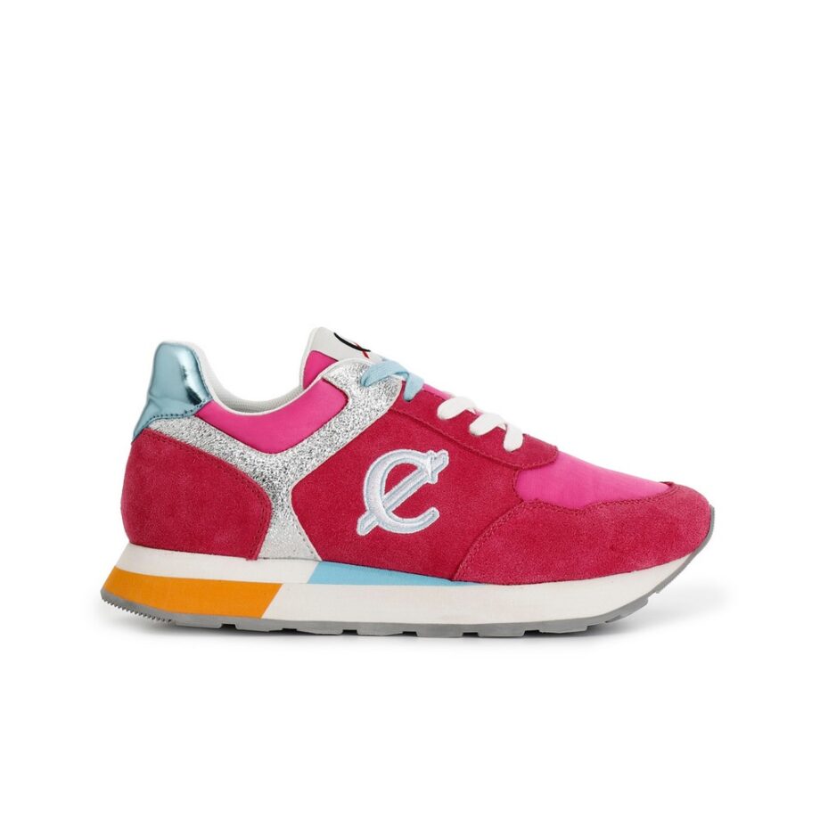 CAFèNOIR DB6038 Plateau Sneaker Ledersneaker pink fuxia