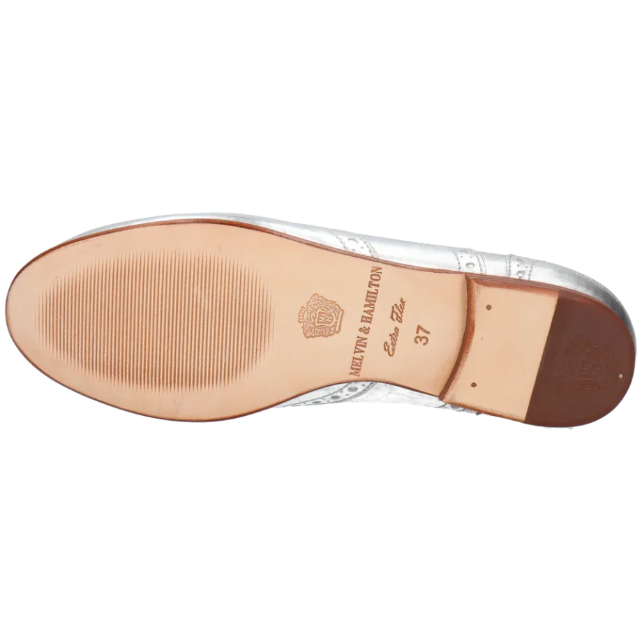 Melvin & Hamilton Schnürer Schnürschuhe OXFORD Shoes SONIA 1 silber
