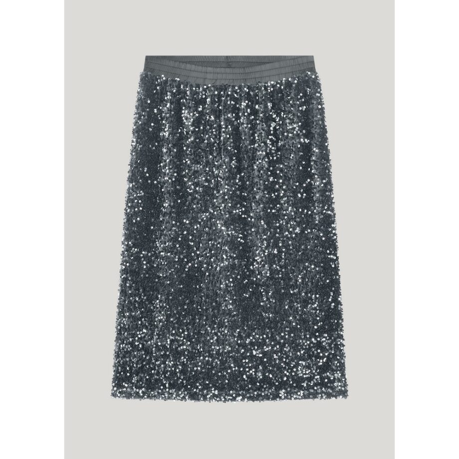 Summum 6S1310 Rock mit Pailletten grau silber