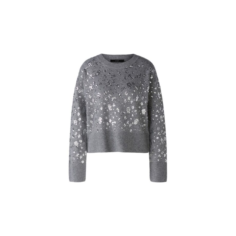 Oui 89197 Pullover grau grey