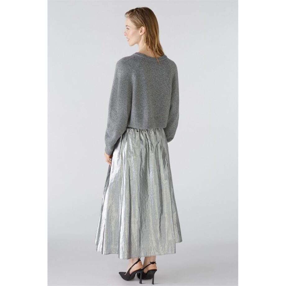 Oui 89949  Pullover grey grau