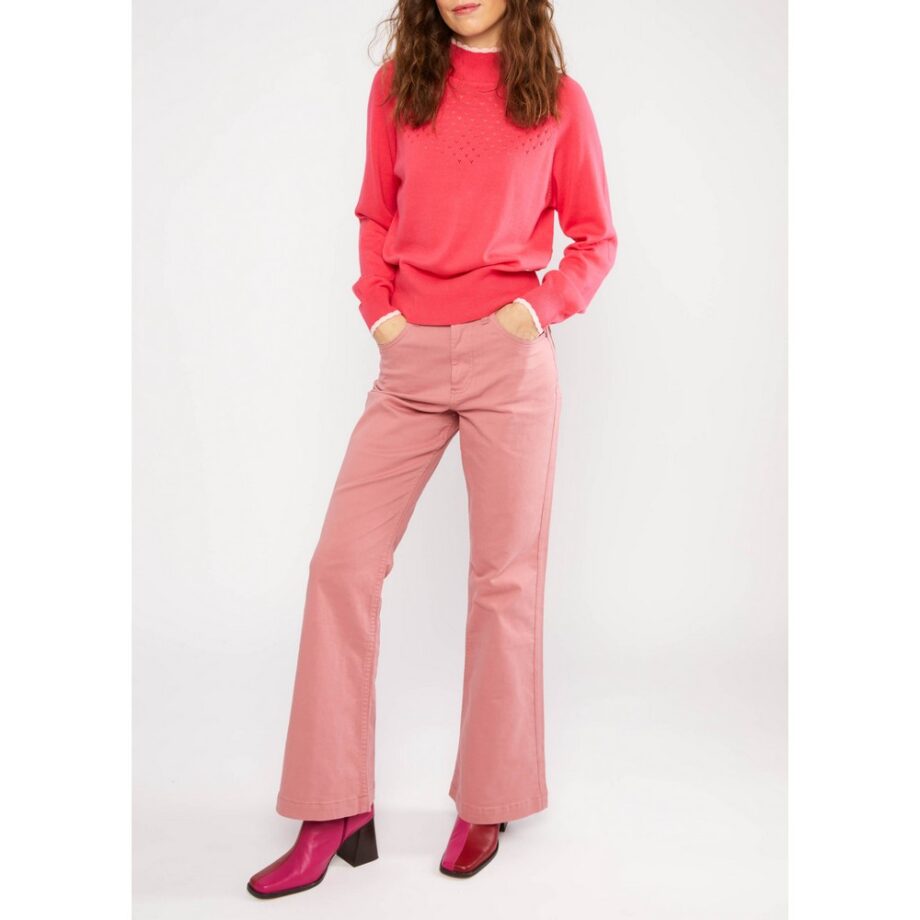 Blutsgeschwister 001243-244-1209 Pullover Strickpullover Delicious Minds firefly pink
