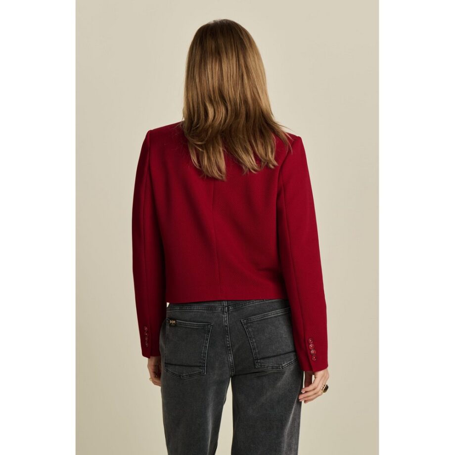 Pom Amsterdam SP8057 BLAZER - Burgundy Red Short