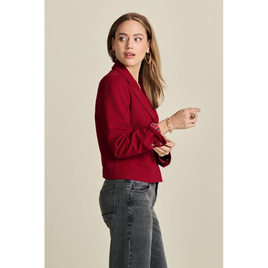 Pom Amsterdam SP8057 BLAZER - Burgundy Red Short