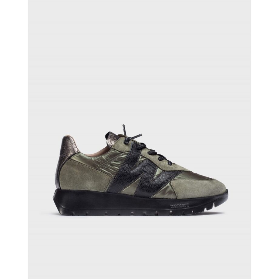 Wonders A-2464 Plateau Sneaker ODISEI alga olivegrün