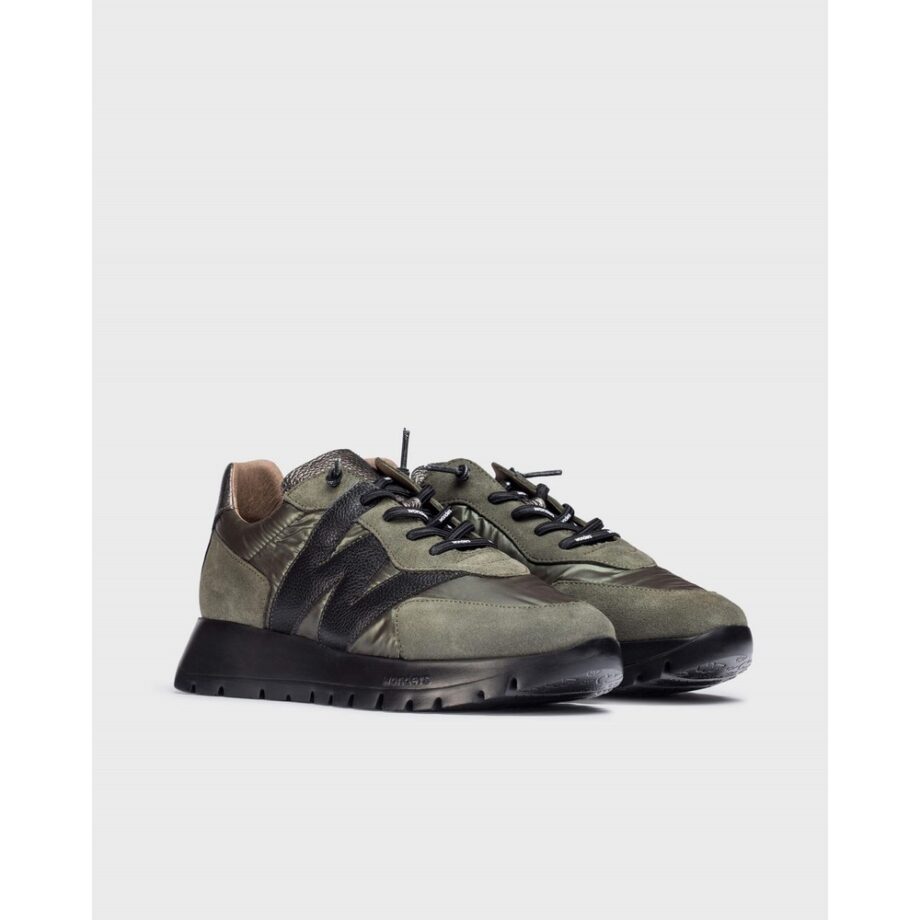 Wonders A-2464 Plateau Sneaker ODISEI alga olivegrün