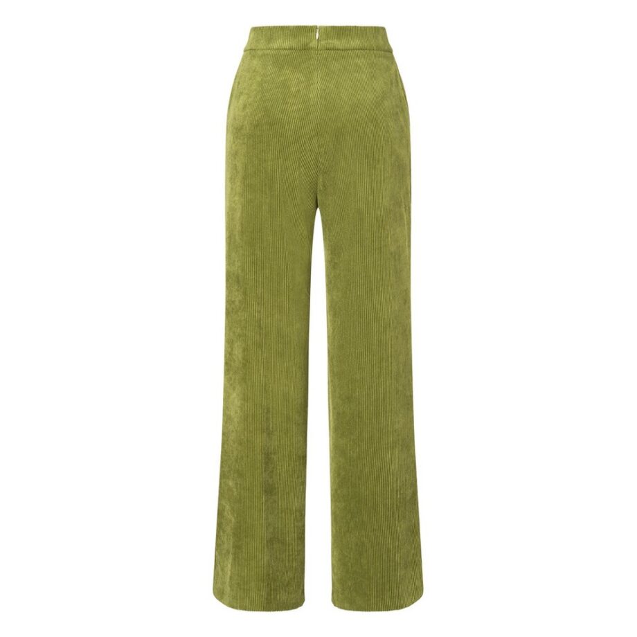 Ana Alcazar 050825 Hose Cordhose Saskea grün