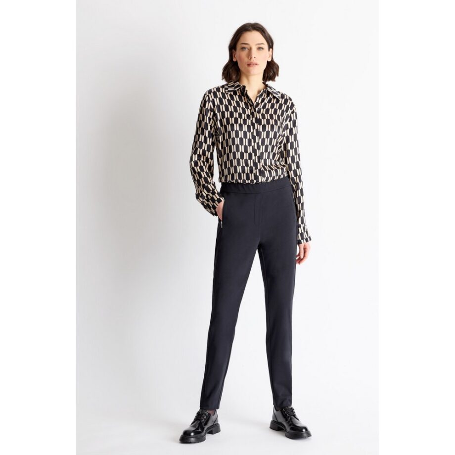 Fox's Bluse Blouse UBLUES schwarz creme