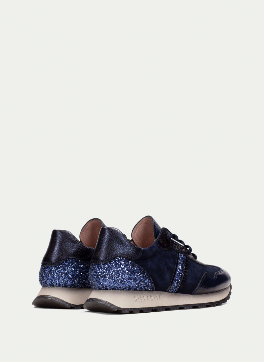 Hispanitas CHI243689 Sneaker Loira Blau-Glitter blau multi