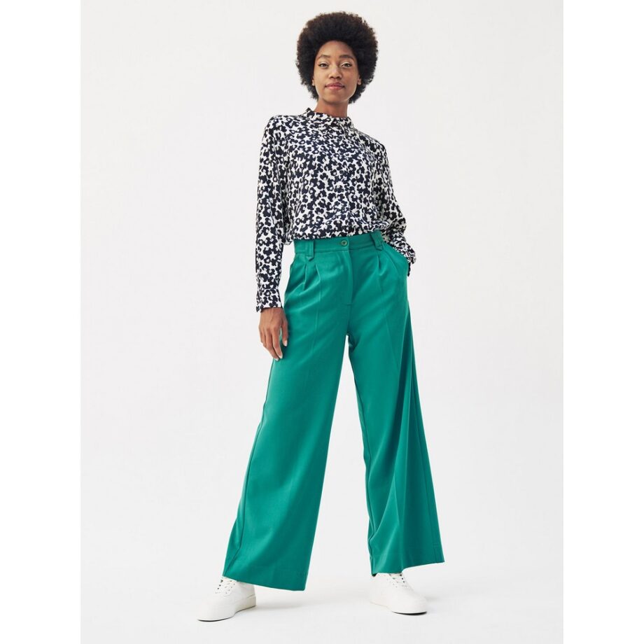 Mademoiselle Yeye 42508B Hose Bundfaltenhose Good Flow Trousers