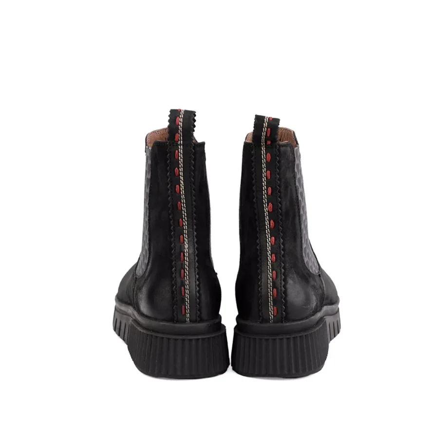 Crickit NAELLE Stiefelette Chelsea Boot schwarz grau
