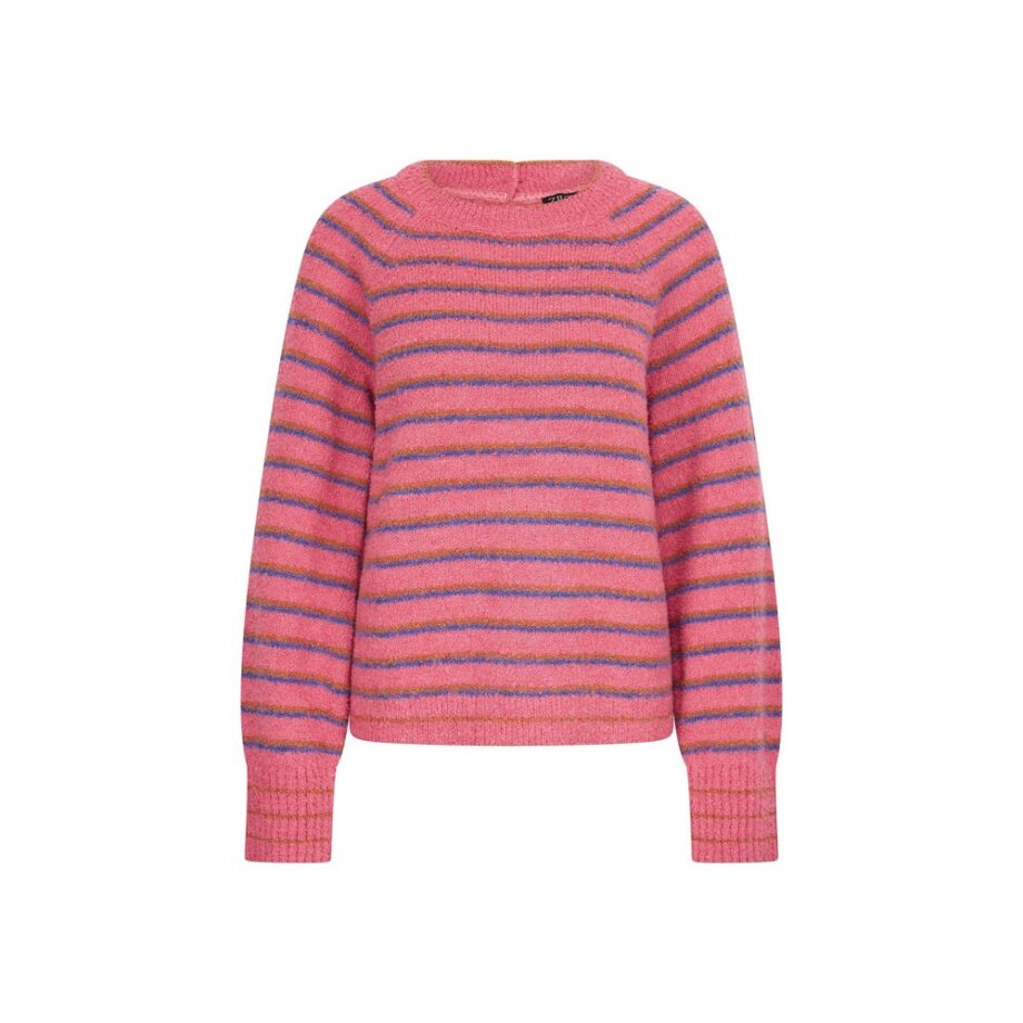 Zilch Pullover Sweater Buttons 42BOU30.086 rose