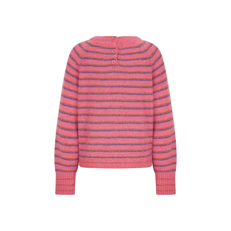 Zilch Pullover Sweater Buttons 42BOU30.086 rose