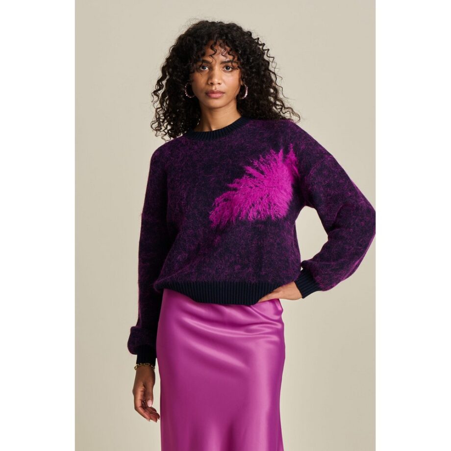 Pom Amsterdam SP7992 PULLOVER - Feather Midnight Blue