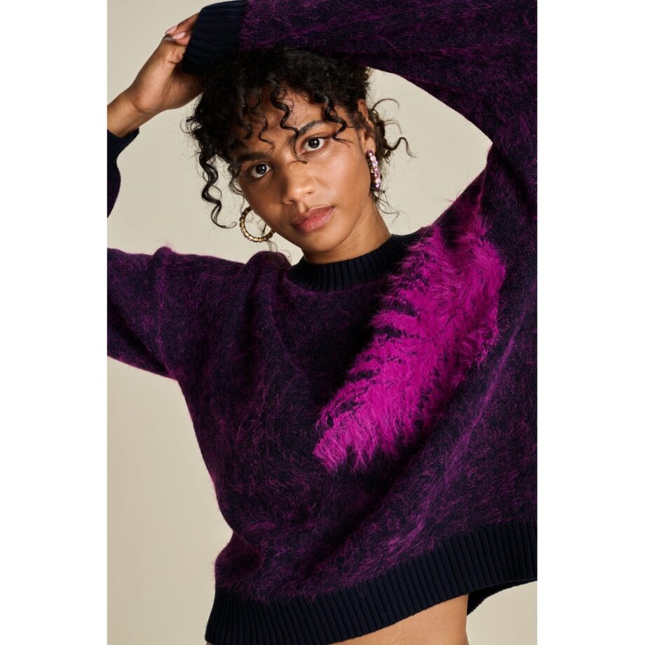 Pom Amsterdam SP7992 PULLOVER - Feather Midnight Blue
