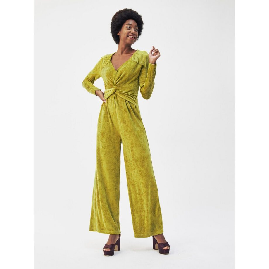 Mademoiselle Yeye 42517 Overall TASSEL TORNADO JUMPSUIT