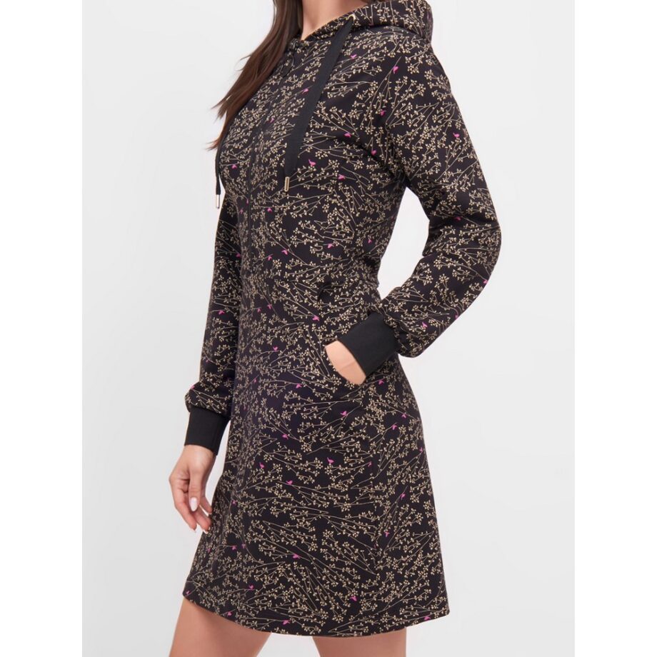 Mademoiselle Yeye G42119 Hoodykleid Kleid What She Said GOTS Hoody Dress